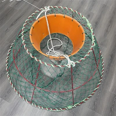 Komercialni lonec za rakovice z jeklenim okvirjem, prevlečenim s plastiko